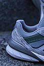 Кросівки чоловічі cірі New Balance 990 V5 Grey White (09711), фото 5