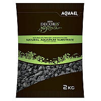 Aquael Ґрунт для акваріума Aquael чорний дрібний 2-4 мм, базальт 2 кг