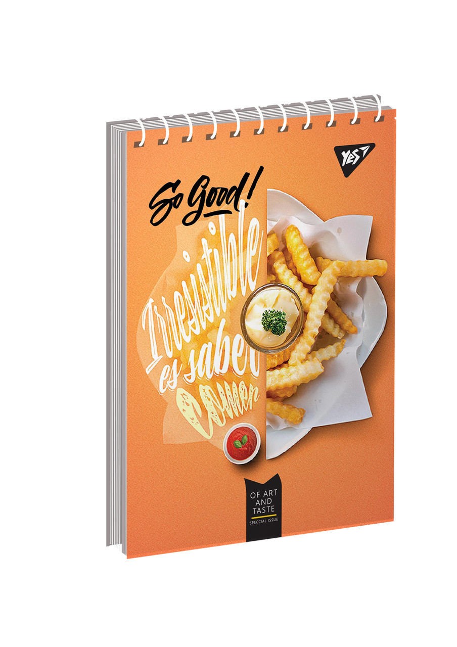 Зошит для записів А7/80 од.спіраль "Super burger" YES