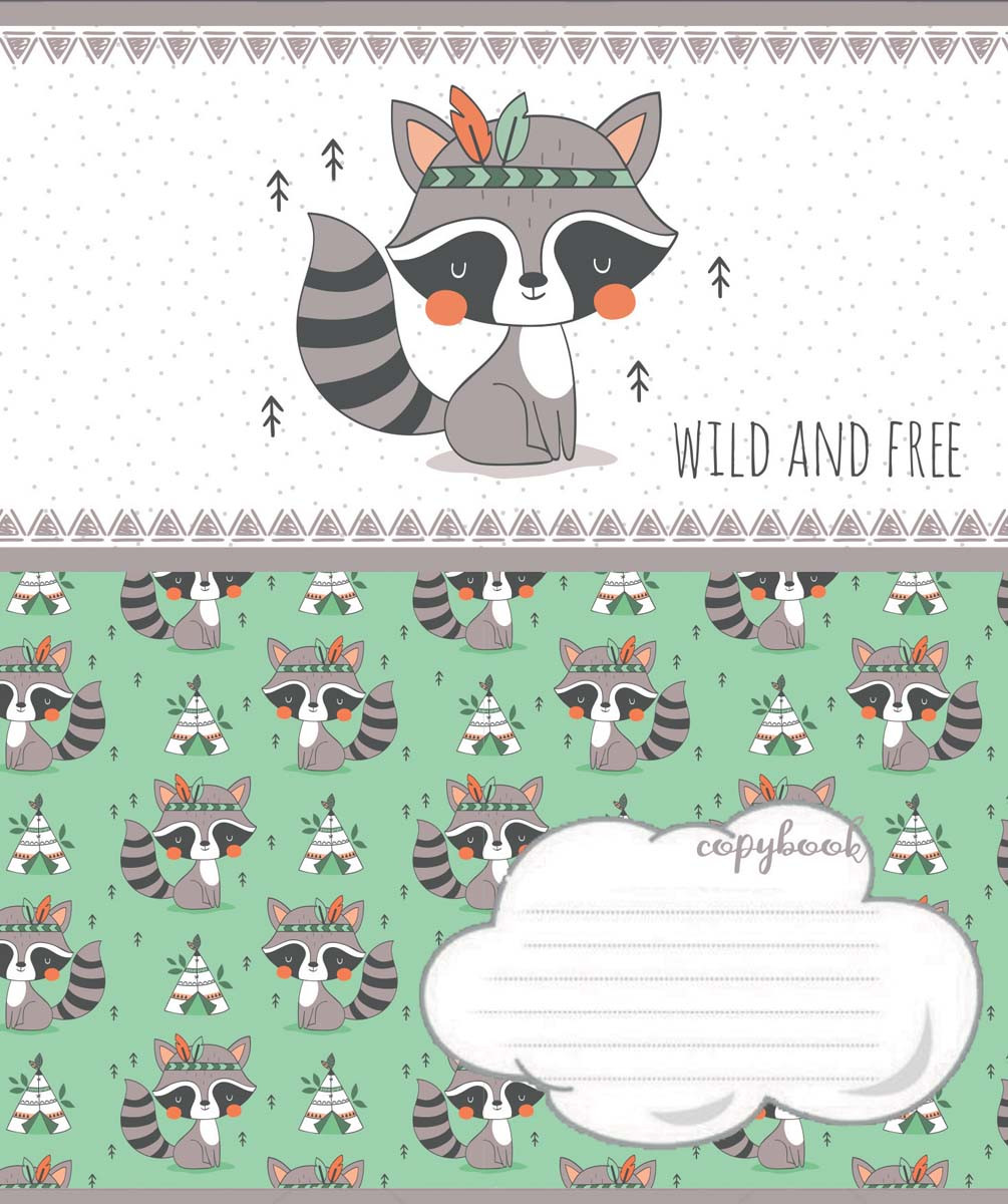 А5/12 кл. 1В Wild and free, тетрадь учен.