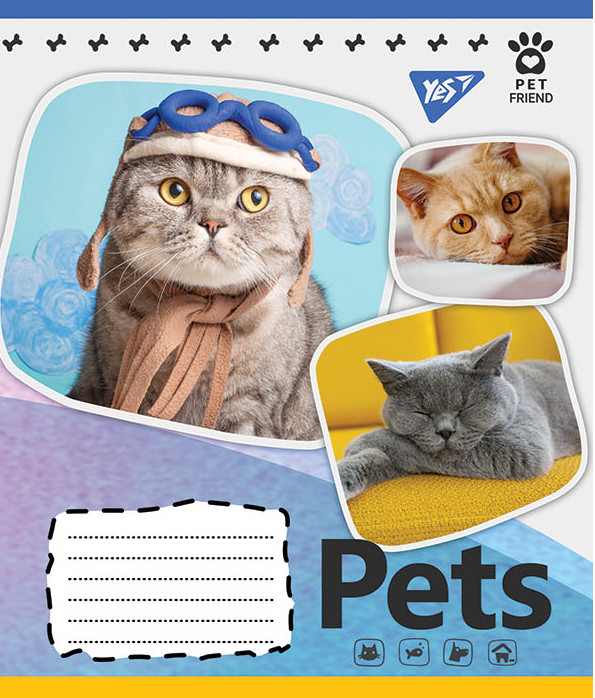 А5/12 кл. YES Pets shoot, зошит учнів.