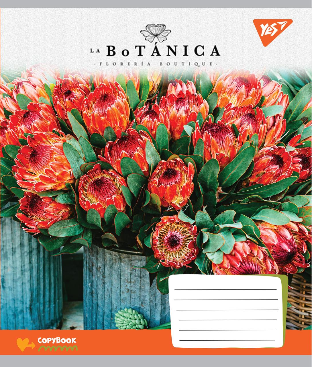 А5/48 кл. YES La botanica, зошит дя записів