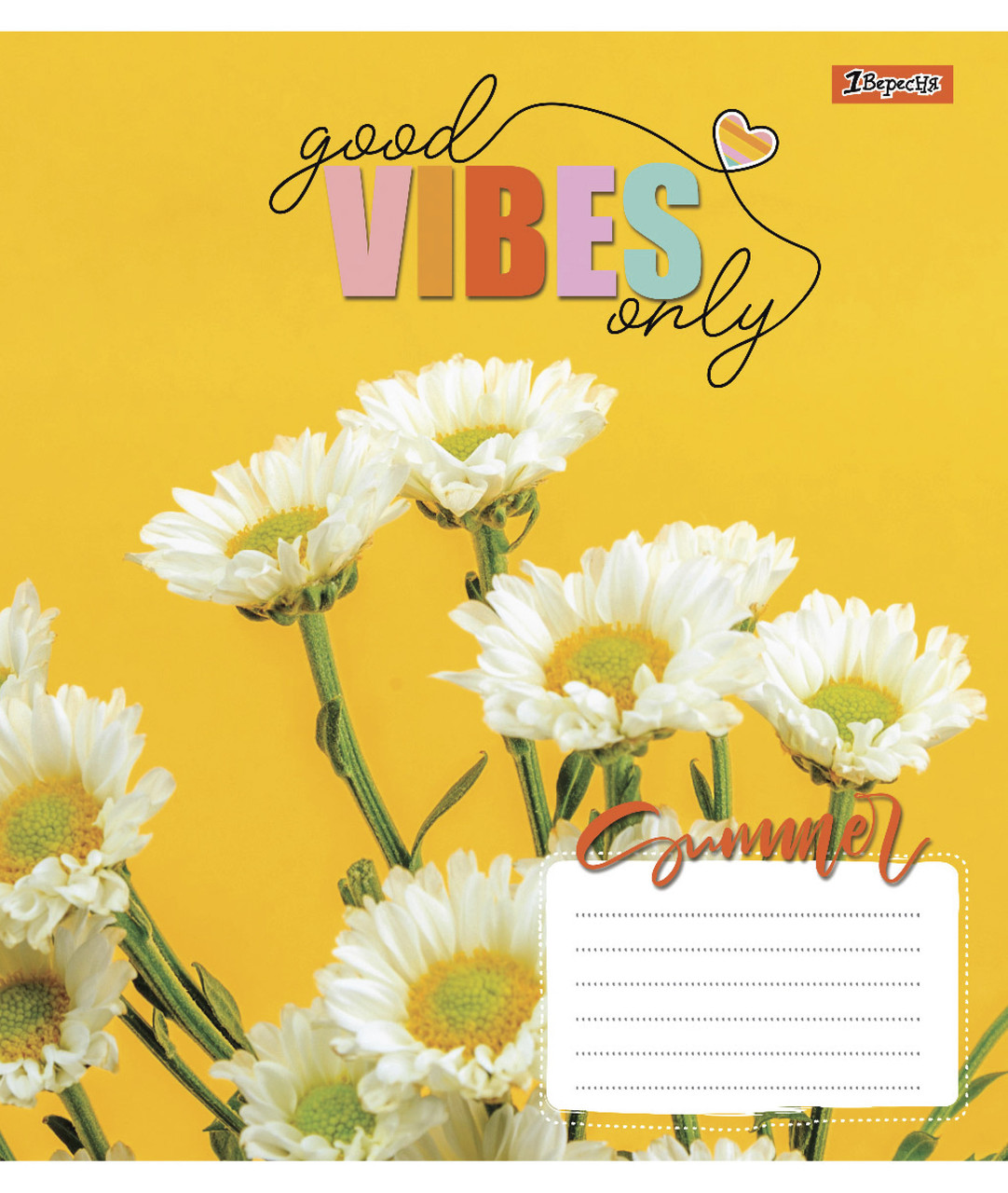 А5/36 лін. 1В Vibes, зошит для записів