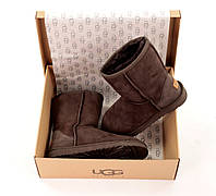 Сапоги женские с мехом. Угги женские зимние коричневые UGG Classic Brown. Ugg women's женские угги