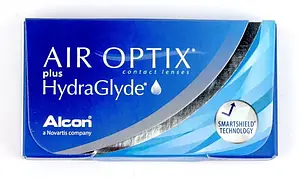 Лінза контактна м'яка "Air Optix plus HydraGlyde" plus"