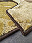 Комплект килимків для ванної Konfetti Carpet 60*100 та 60*50см до унітазу Світло коричневий 0047  Туреччина, фото 3