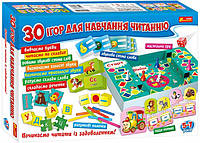Набір дитячих настільних ігор "30 ігор для навчання читанню" 12109098y від Ranok Creative