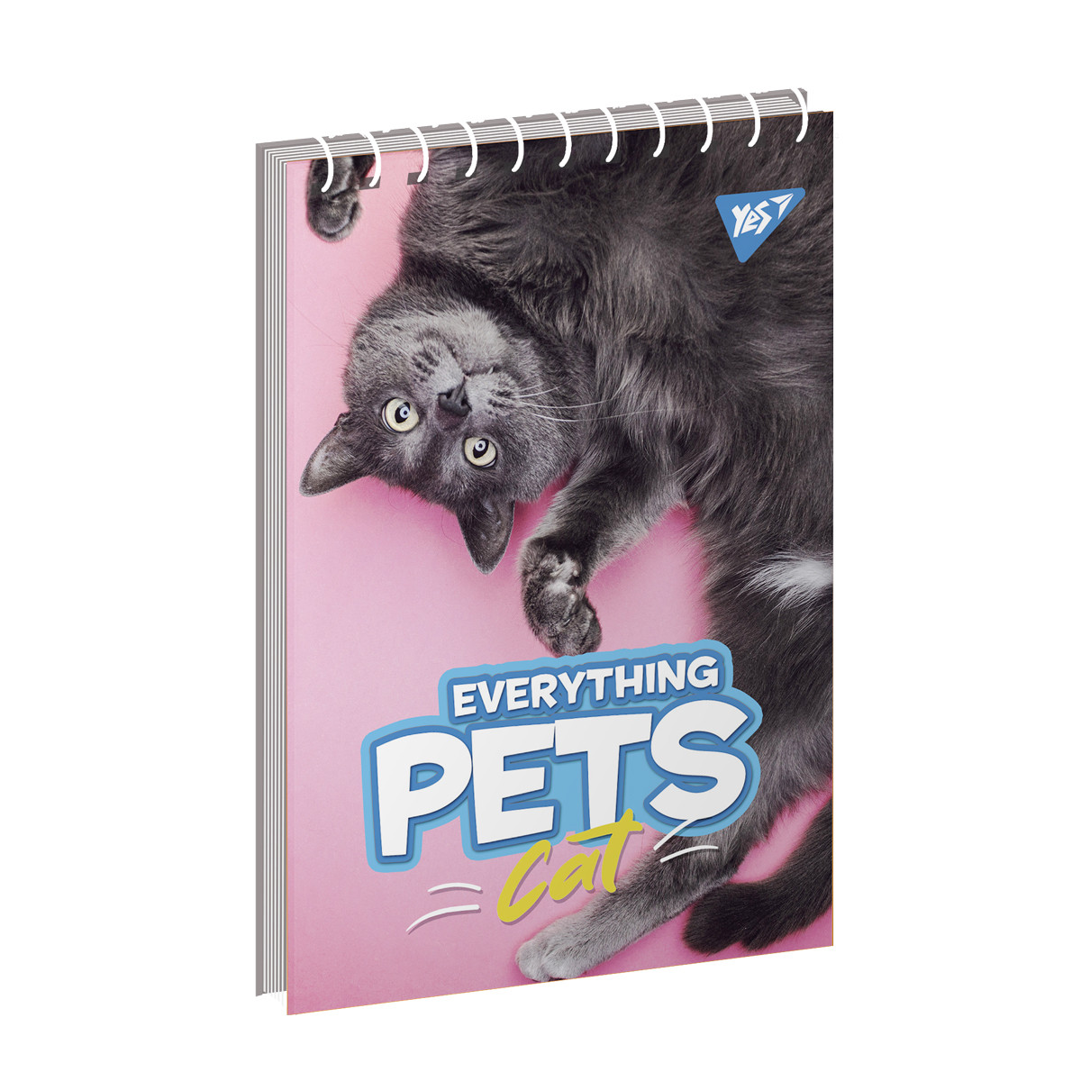 Зошит для записів YES А6/80 од.спіраль "Everyting pets"
