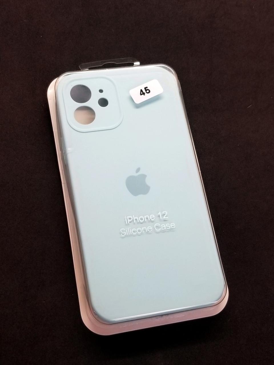 Чохол для телефону iPhone 12 Silicone Case original FULL Camera №46 mint gam (4you)