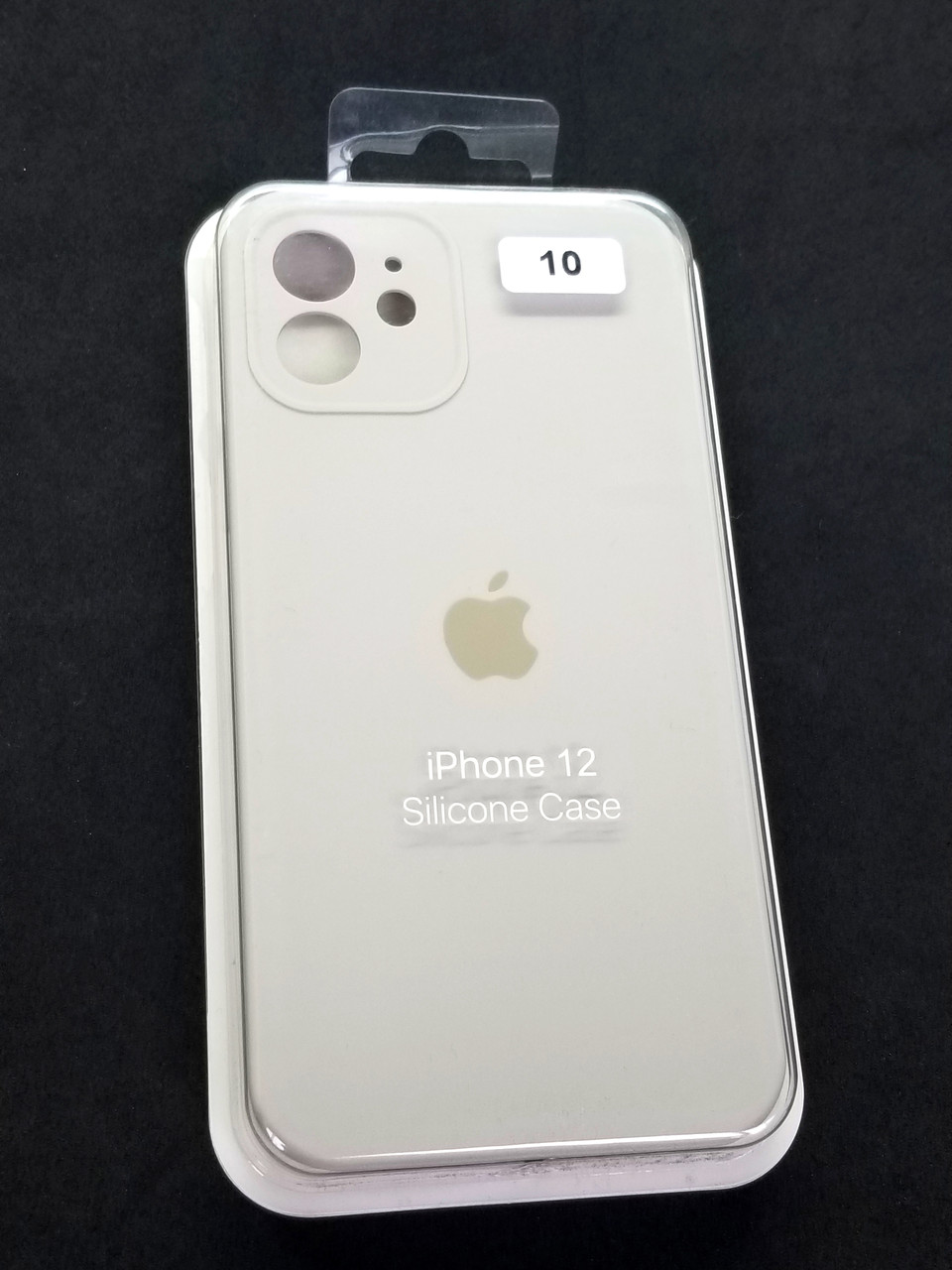 Чохол для телефону iPhone 12 Silicone Case original FULL Camera №10 stone (4you), фото 1