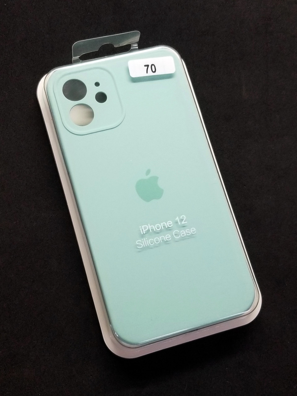 Чохол для телефону iPhone 12 Silicone Case original FULL Camera №70 mint (4you)