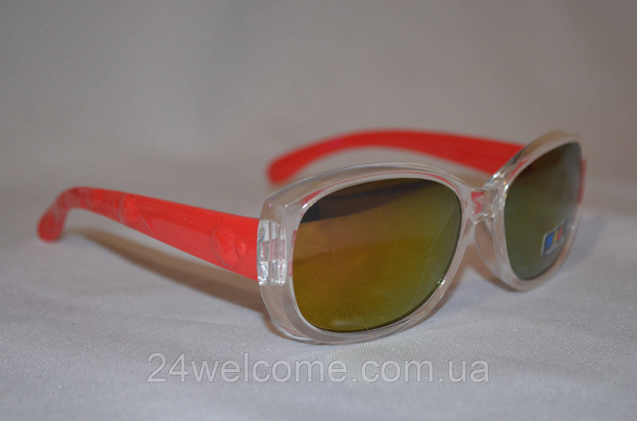 Солнцезащитные очки детские Хамелеон красный - фото 1 - id-p283985471