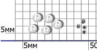 Жемчуг набивной 6мм (100шт)