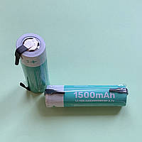 Литий-ионный аккумулятор 1500 mAh 3.7V 18650 Li-ion под пайку