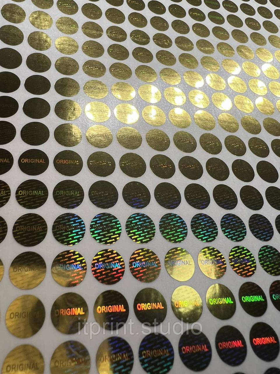 Круглі золотисті ORIGINAL 8 мм