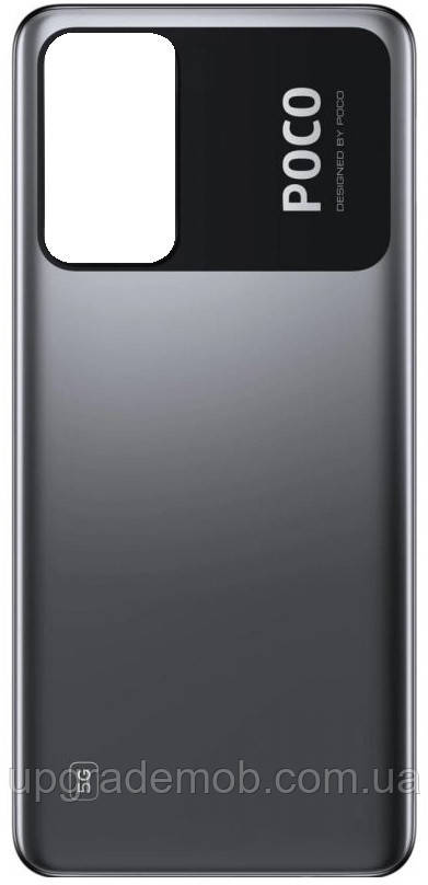 Кришка Xiaomi Poco M4 Pro 5G чорна Power Black, фото 1
