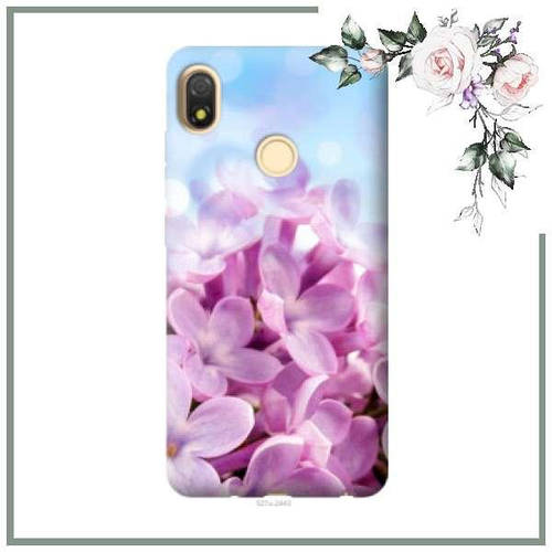 Купить Чехол с картинкой "Сиреневые цветы" TECNO POP 3 / Чехол с ...