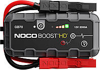 NOCO Boost Plus GB70 2000 A 12 UltraSafe Jump Starter, портативный пусковой механизм для бенз и диз двиг до 8л