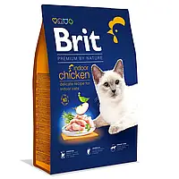 Сухой корм для котов живущих в помещении Brit Premium by Nature Cat Indoor курица 8 кг