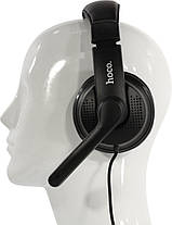 Навушники дротові ігрові HOCO W103 з мікрофоном Black (99187), фото 5