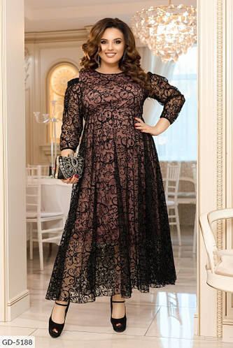 Нарядное вечернее платье А-силуэта длинное в пол расклешенное от талии ...