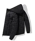 Куртка чоловіча молодіжна коротка чорна, фото 6
