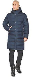 Чоловіча куртка синя зимова зі змійками з боків модель 51300 52 (XL)