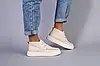 Жіночі демісезонні черевики ShoesBand Молочні натуральні шкіряні всередині байка 40 (26 см) (S73741-2д), фото 3