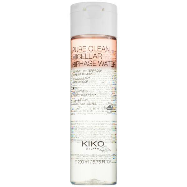 Міцелярна вода Kiko Milano Pure Clean Micellar Biphase Water 200 мл, фото 1