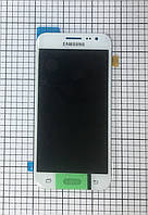 LCD дисплей Samsung J200H Galaxy J2 / J200F с сенсором Super AMOLED белый Original