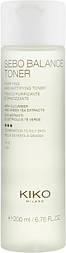 Тонік для обличчя Kiko Milano Sebo Balance Toner 200 мл