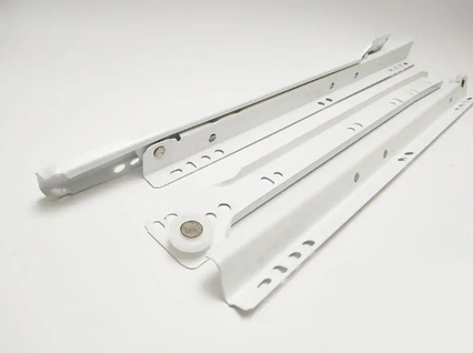 Направляюча роликова 35 см біла для шухляд