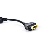 Перехідник живлення для ноутбуків Lenovo / 5.5x2.5мм -USB pin ( square ) Slim Tip, фото 2