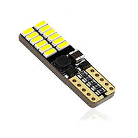 Лед лампи T10 W5W 24SMD 4014 Canbus Driver (Білий)