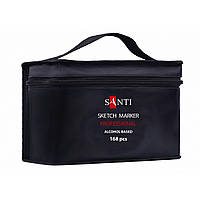 Набор маркеров SANTI, спиртовые, в сумке, 168 шт / уп