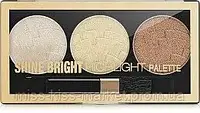 Палетка хайлайтеров DoDo Girl Shine Bright Highlighter Palette