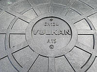 Люк канализационный VULKAN 1,5т (А-15Л) полимерпесчаный легкий черный