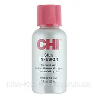 Восстанавливающий комплекс с шелком для волос CHI Silk Infusion 15 мл