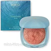 Запеченные румяна с двухцветным меланжевым эффектом Kiko Milano Ocean Feel Blush