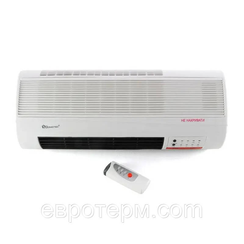 Настенный обогреватель тепловентилятор с пультом управления Domotec MS ...