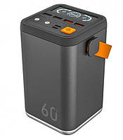 Power Bank, павербанк 02Project 60000 mAh 22.5w для телефона, станция ...