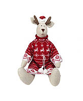 Новогодняя мягкая игрушка Олень Джолли Deer Jolly Прованс 45 см