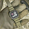 Годинники для ЗСУ тактичні водонепроникні Skmei 1299 Tactic UA протиударні з логотипом ЗСУ, фото 6