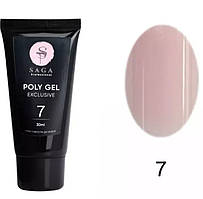 Полігель Saga Professional Exclusive Poly Gel 30 мл № 7