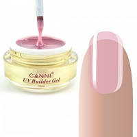 Конструирующий гель CANNI 323 Natural Pink полупрозрачный, 15 мл