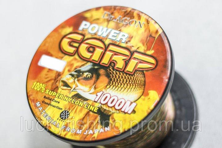 Волосінь коропова Dr.Agon Power Carp  1000m 0.28mm