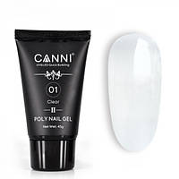 Полігель (акрігель) CANNI №01 прозорий, 45g