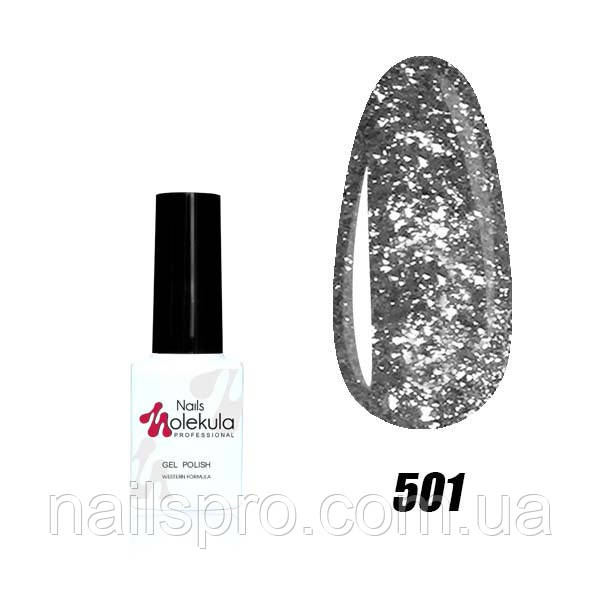 Гель-лак для нігтів Nails Molekula Diamond Gel 6 мл №501