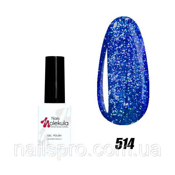 Гель-лак для нігтів Nails Molekula Diamond Gel 6 мл №514
