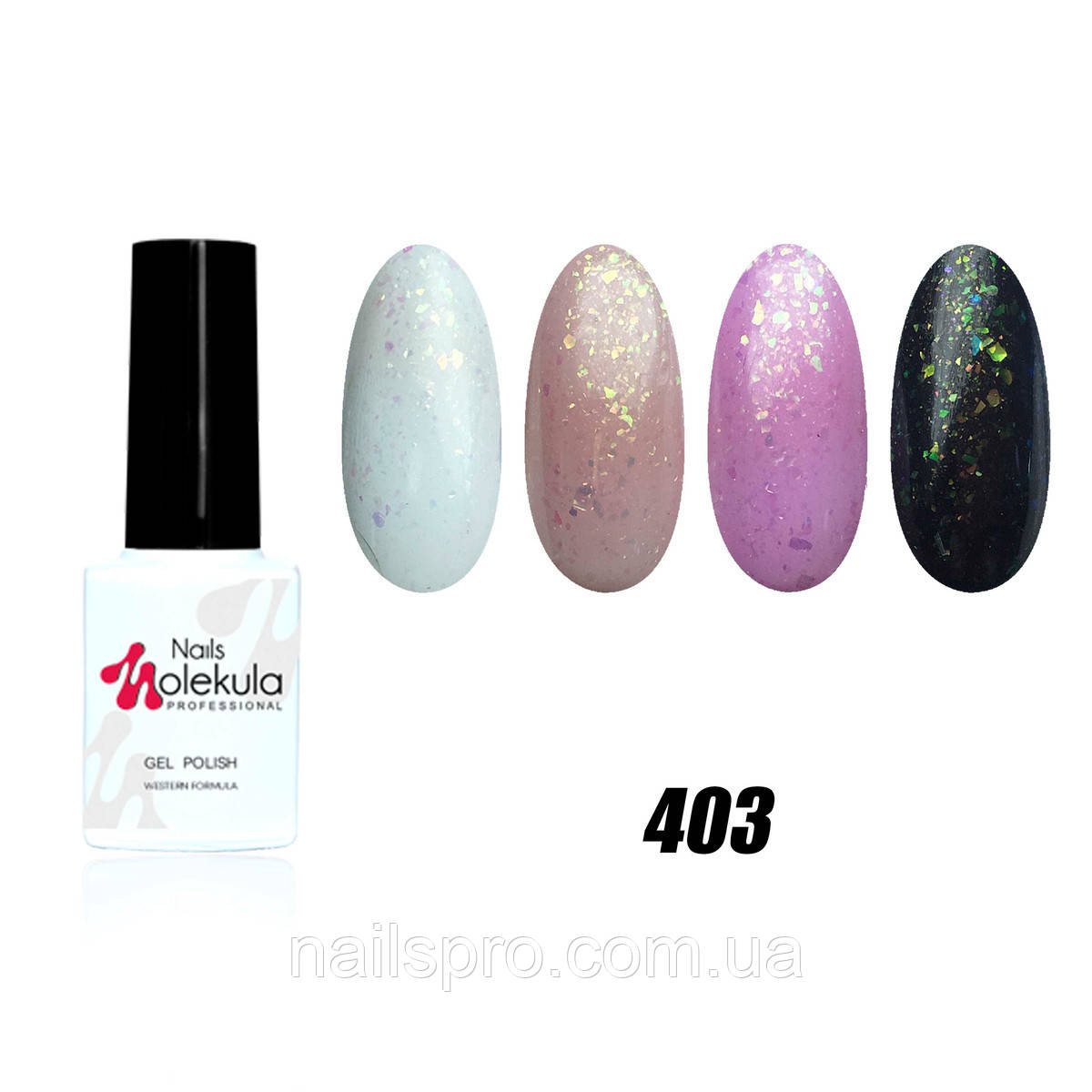 Гель-лак для нігтів Nails Molekula Opal Vulcanic 6 мл №403